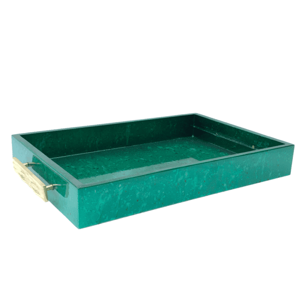 Green Lacquer Tray