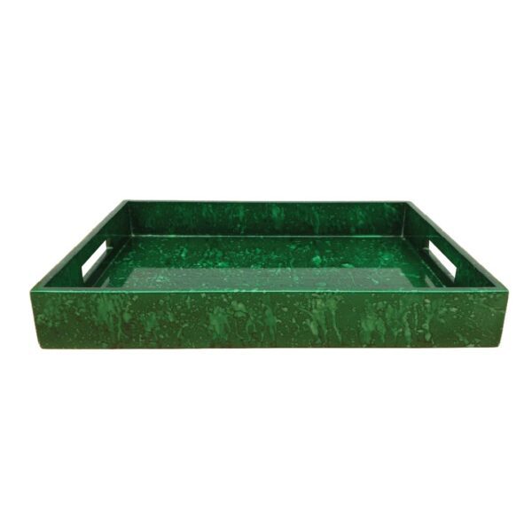 Green Lacquer Tray