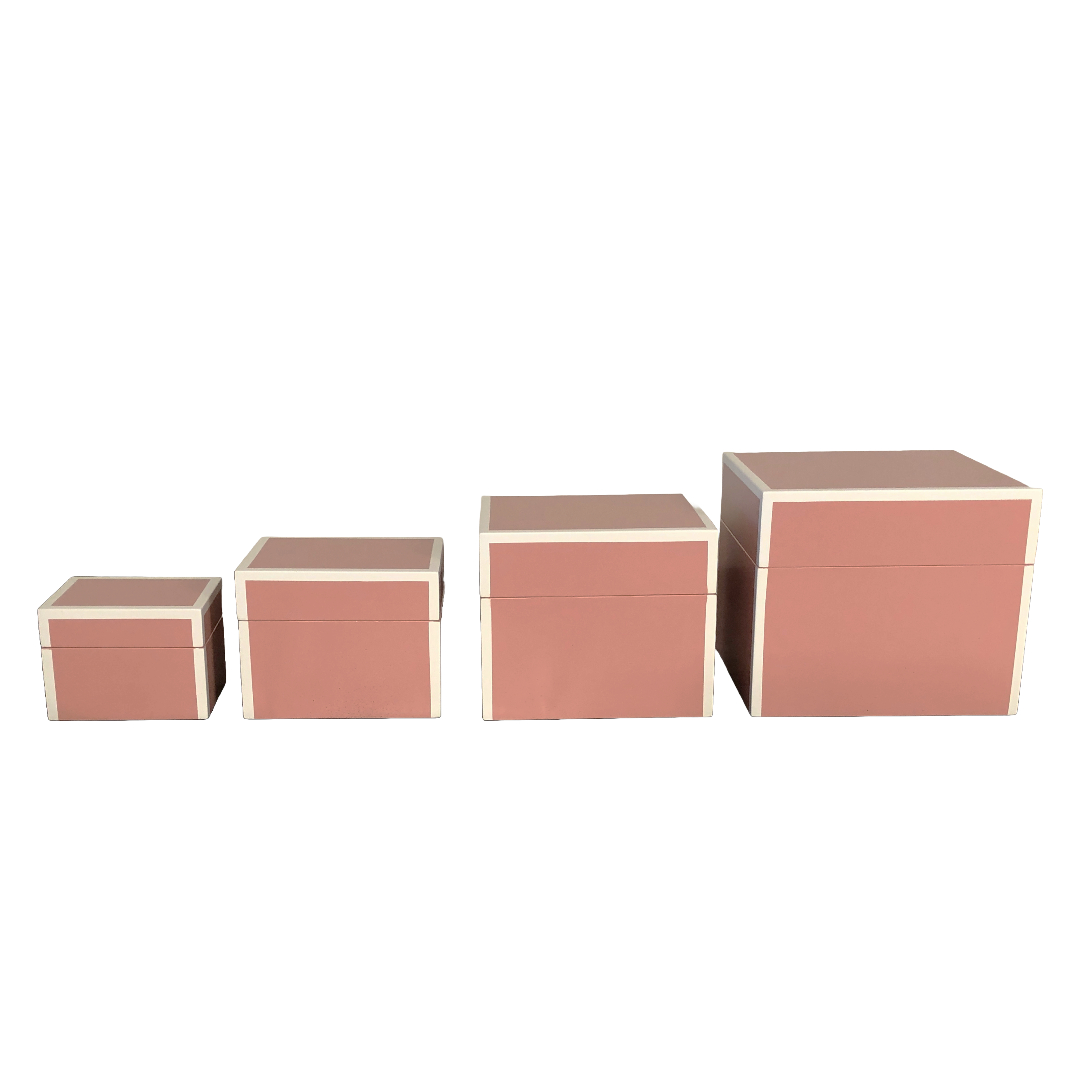 Coral Lacquer Box