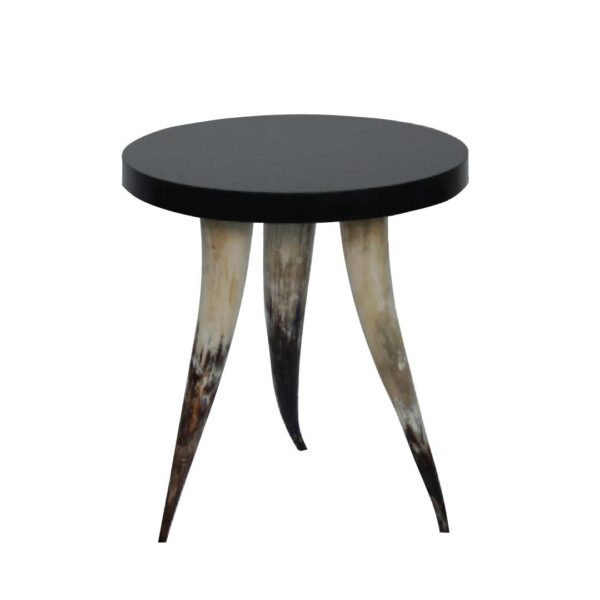 Horn Craft Lacquered Side Table